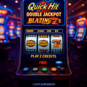 Quick Hit Double Jackpot Blazing 777's slot review